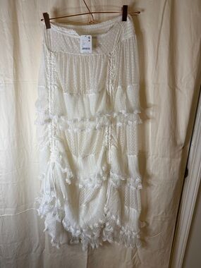 Free People Ruffle Tiered Maxi Skirt
